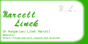 marcell linek business card